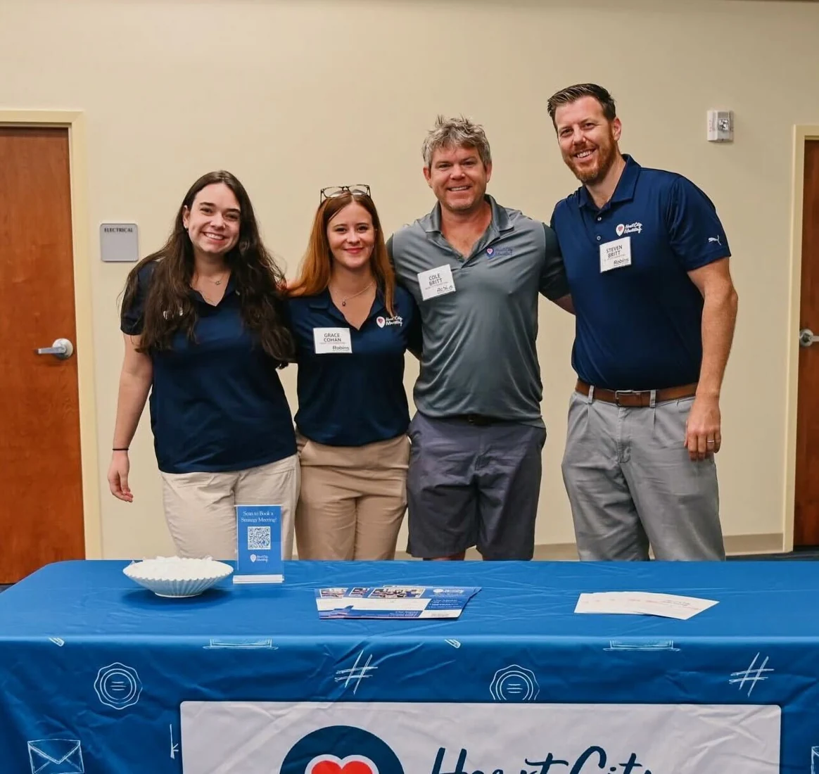 The Heart City Marketing team gathered together